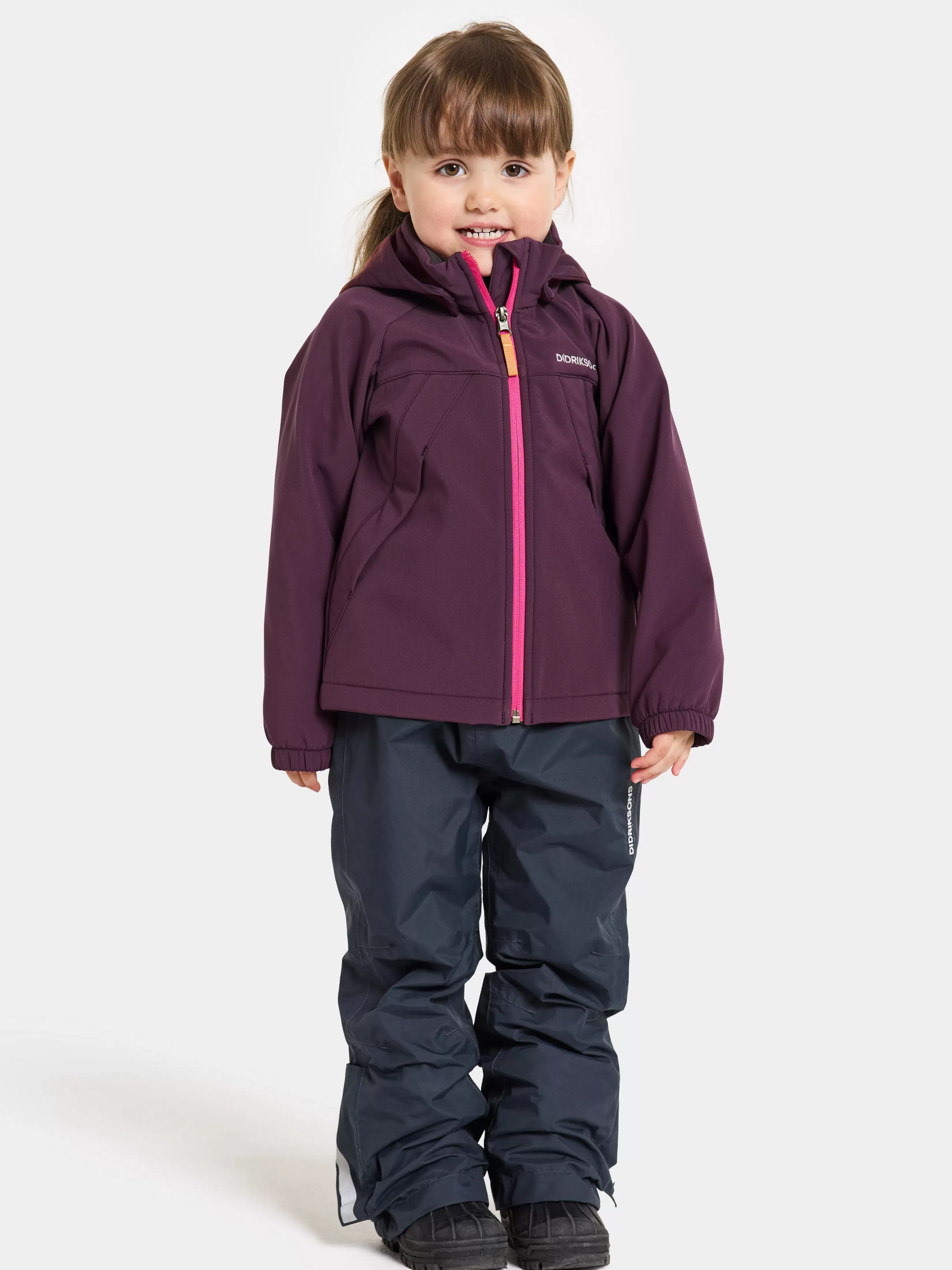 Didriksons Troel Kids' Jacket>Barn Softshell-Jakker